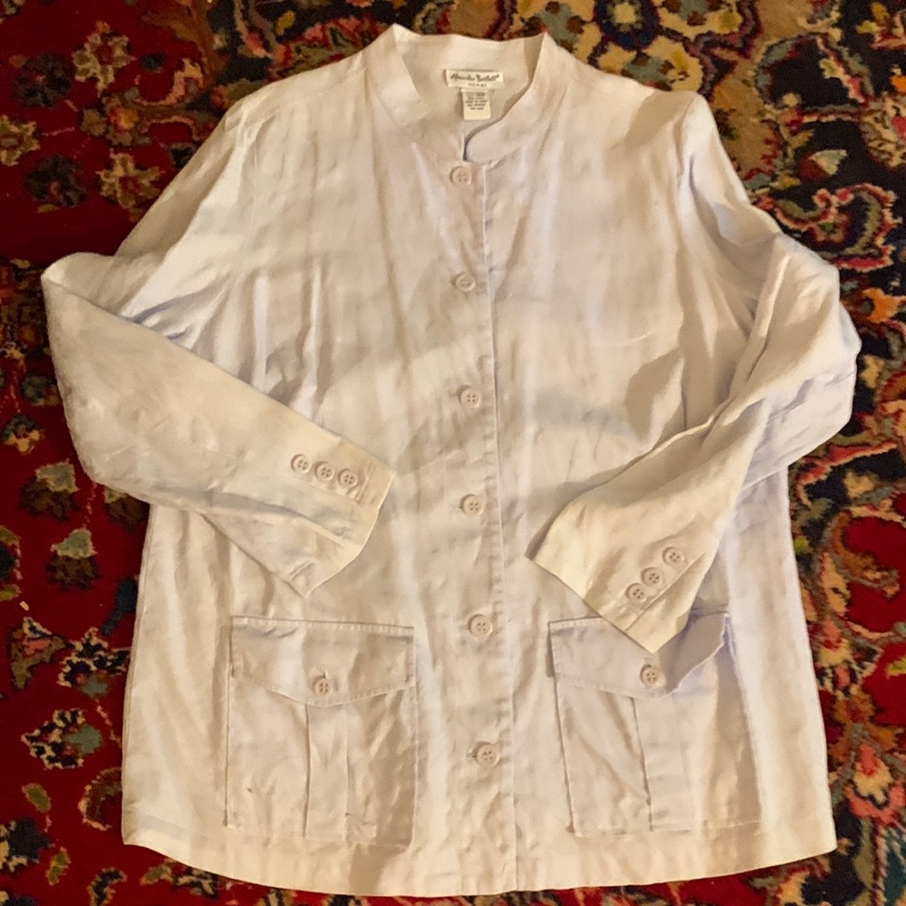 ALEXANDRA BARTLETT 100% Linen Jacket